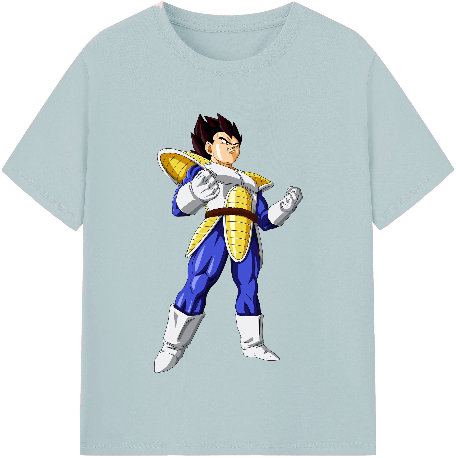 （画像用） ドラゴンボール ベジータ四世（Bejīta Yonsei）DRAGON BALL Vegeta IV 綿100％半袖Tシャツ（フロントプリント）
